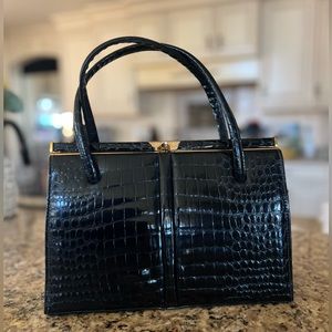 Genuine crocodile “My Lady” Made in England handbag